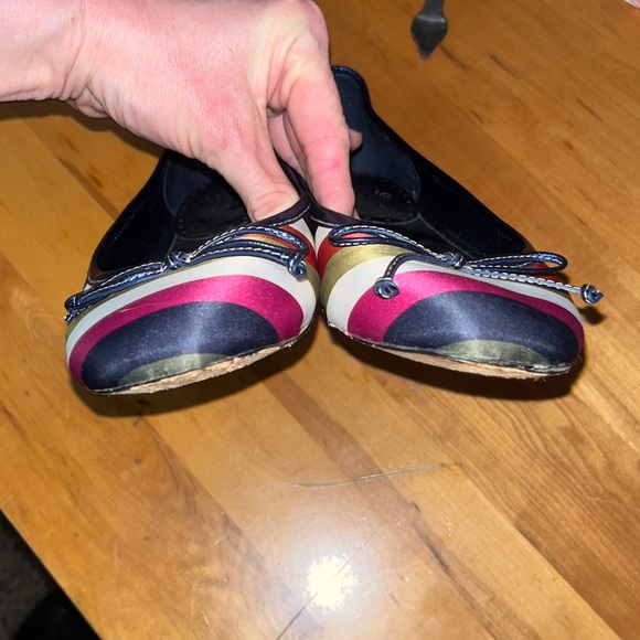 Coach Legacy Striped Satin Ballet Flats - Picture 8 of 16